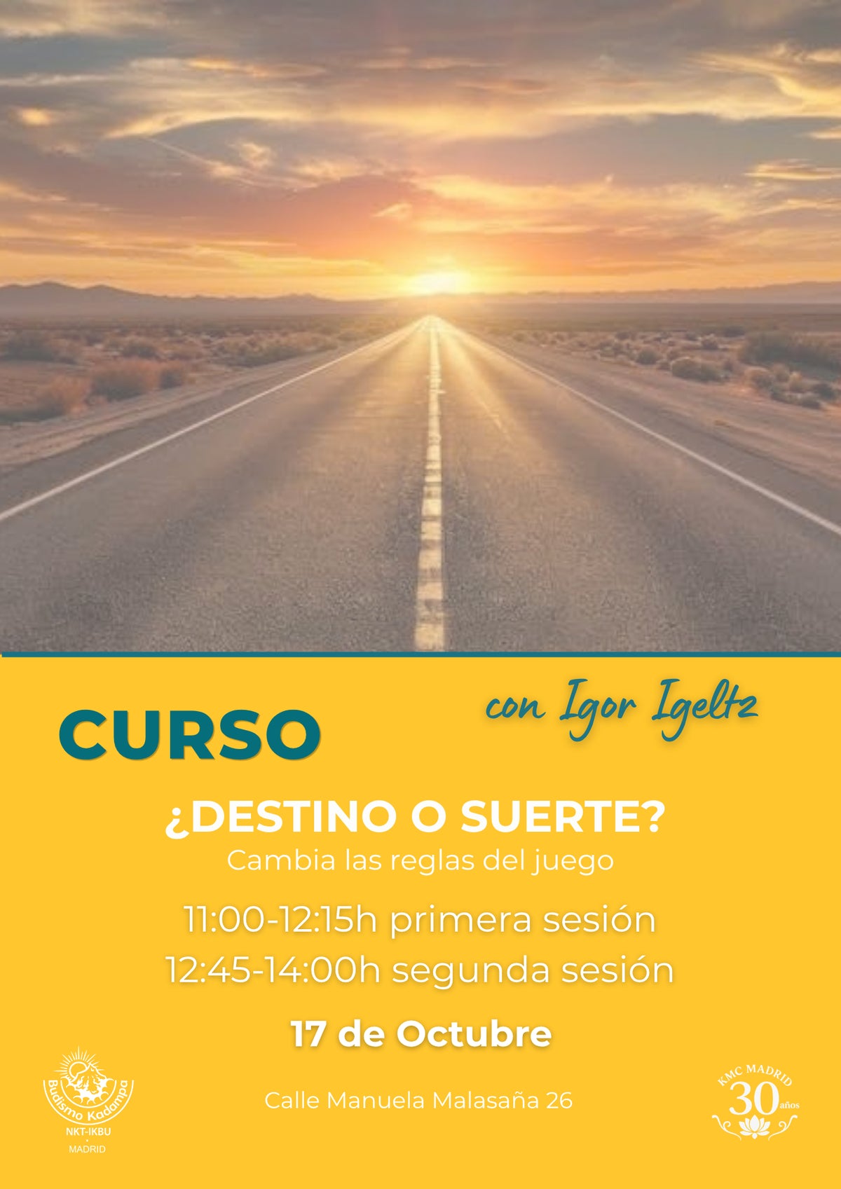 CURSO: ¿DESTINO O SUERTE?