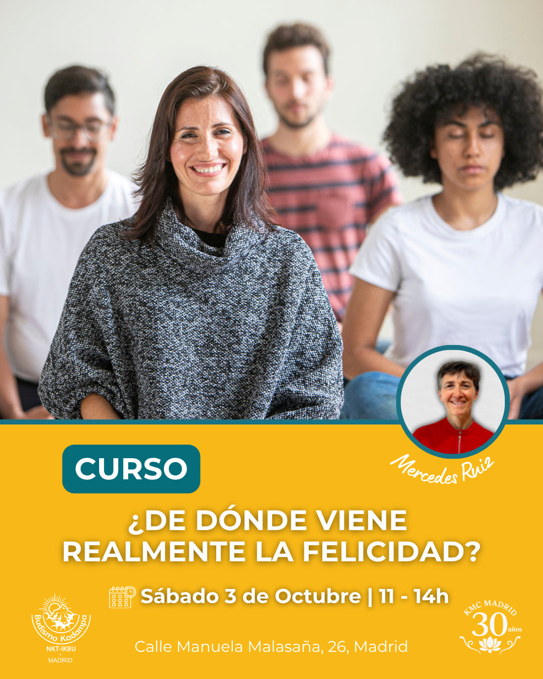 Curso: ¿De dónde viene realmente la felicidad? La verdadera felicidad está a tu alcance