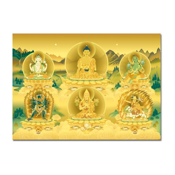 Deidades del budismo kadampa - A5