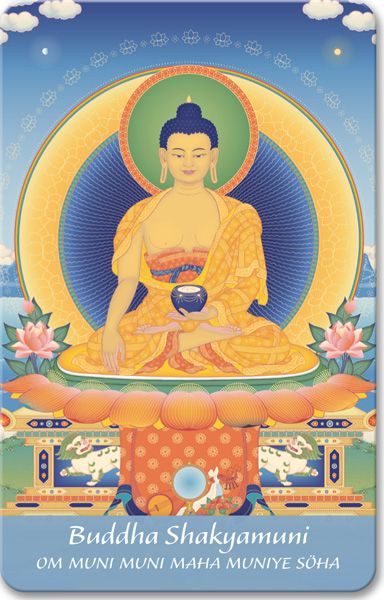 Buda Shakyamuni- Minitarjeta de inspiración para niños
