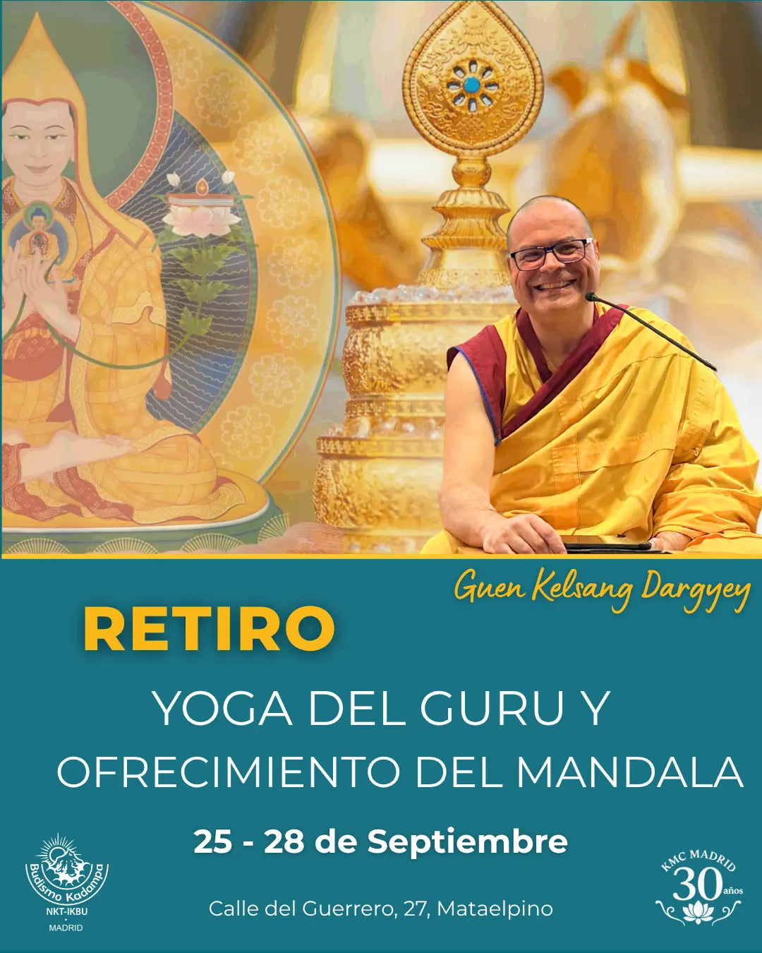 Retiro Yoga del Guru Y Ofrecimiento Del Mandala